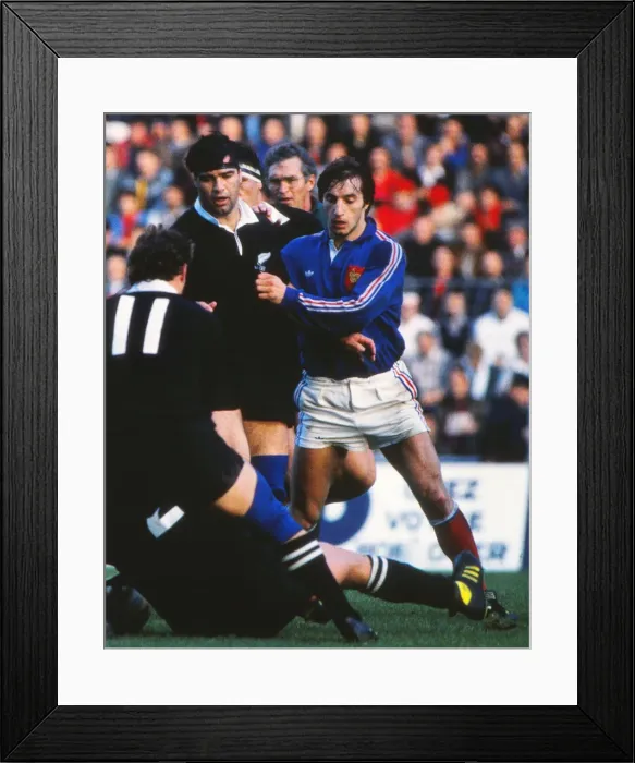 Framed Print : 2nd Test: France 16 NZ 3