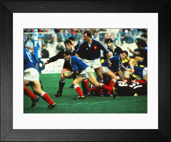 Framed Print : 2nd Test: France 16 NZ 3 Framed Print : 2nd Test: France 16 NZ 3