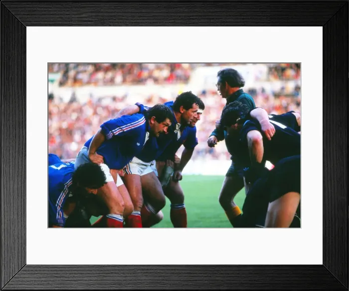Framed Print : 2nd Test: France 16 NZ 3