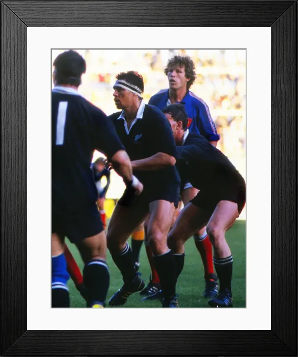 Framed Print : 2nd Test: France 16 NZ 3
