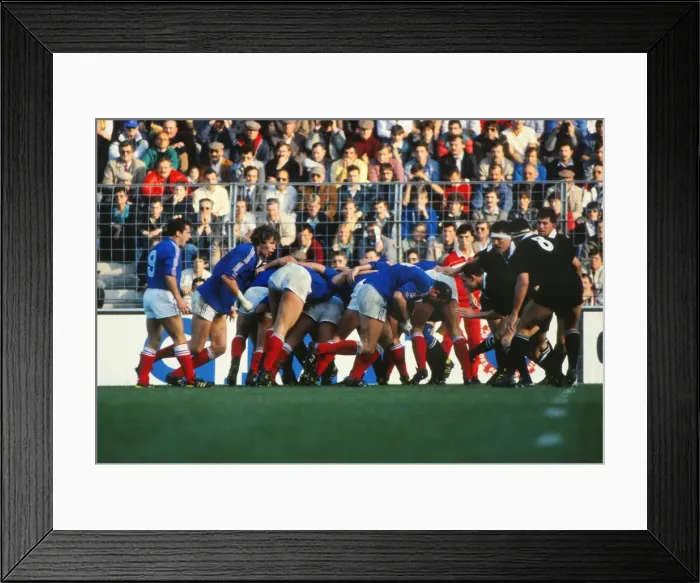 Framed Print : 2nd Test: France 16 NZ 3 Framed Print : 2nd Test: France 16 NZ 3
