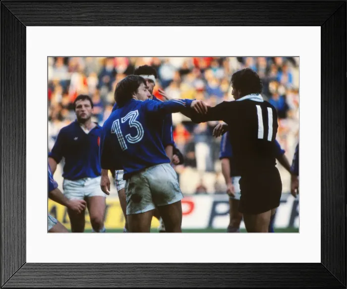 Framed Print : 2nd Test: France 16 NZ 3