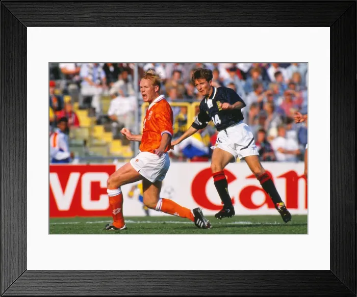 Framed Print : Euro92 Grp 2: Holland 1 Scotland 0 Framed Print : Euro92 Grp 2: Holland 1 Scotland 0