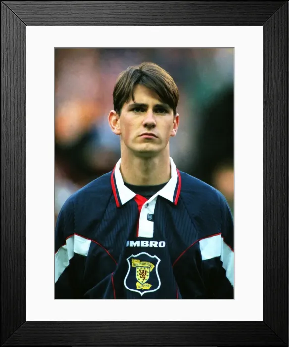 Framed Print : WC98 Qual: Scotland 1 Sweden 0 Framed Print : WC98 Qual: Scotland 1 Sweden 0