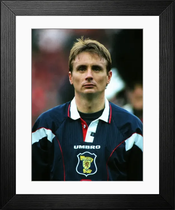 Framed Print : WC98 Qual: Scotland 1 Sweden 0 Framed Print : WC98 Qual: Scotland 1 Sweden 0