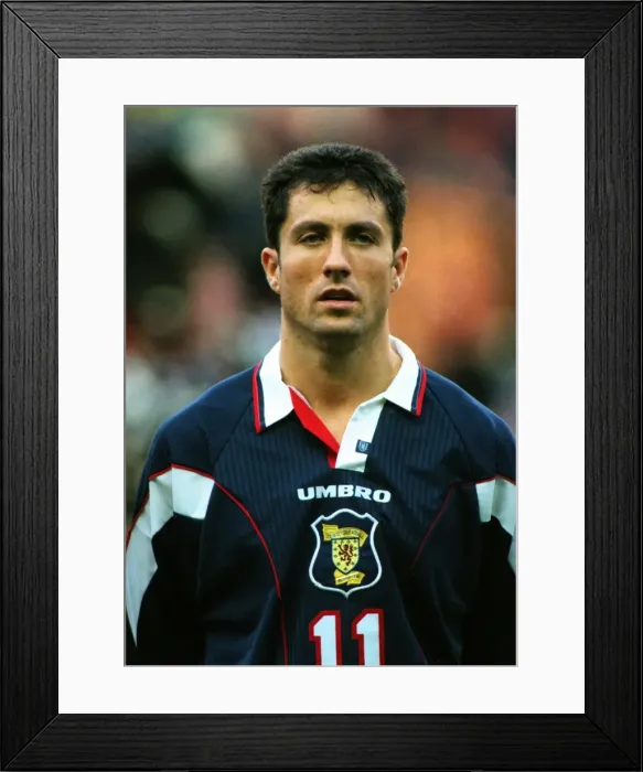 Framed Print : WC98 Qual: Scotland 1 Sweden 0 Framed Print : WC98 Qual: Scotland 1 Sweden 0