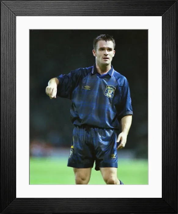 Framed Print : Euro96 Qual: Scotland 1 Finland 0 Framed Print : Euro96 Qual: Scotland 1 Finland 0