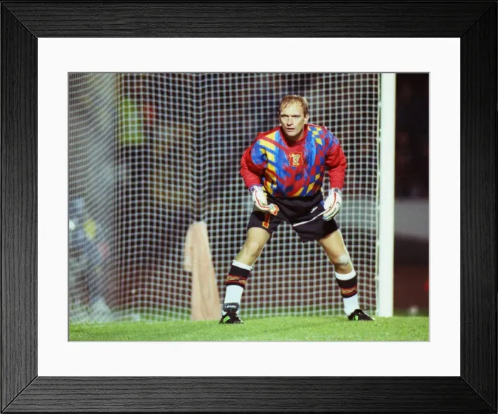 Framed Print : Euro96 Qual: Scotland 1 Finland 0 Framed Print : Euro96 Qual: Scotland 1 Finland 0