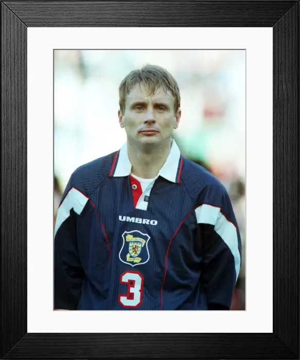 Framed Print : WC98 Qual: Scotland 2 Latvia 0 Framed Print : WC98 Qual: Scotland 2 Latvia 0