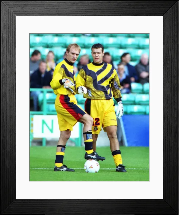 Framed Print : WC98 Qual: Scotland 2 Latvia 0