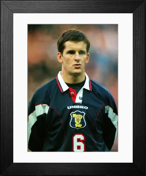 Framed Print : WC98 Qual: Scotland 1 Sweden 0 Framed Print : WC98 Qual: Scotland 1 Sweden 0