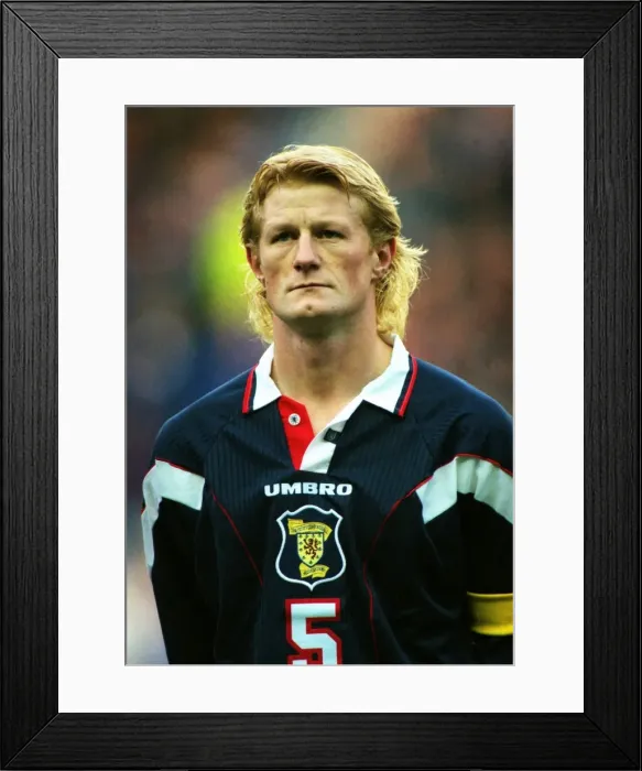 Framed Print : WC98 Qual: Scotland 1 Sweden 0 Framed Print : WC98 Qual: Scotland 1 Sweden 0