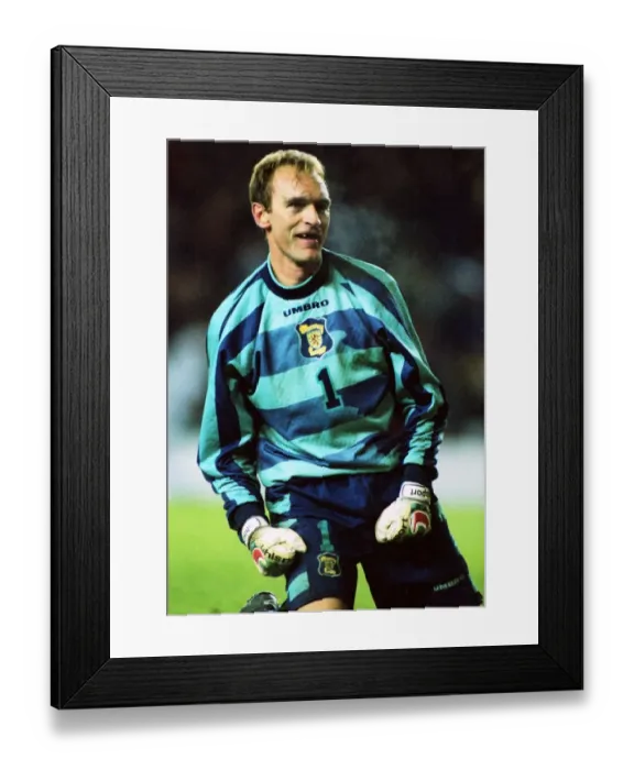 Framed Print : WC98 Qual: Scotland 1 Sweden 0 Framed Print : WC98 Qual: Scotland 1 Sweden 0