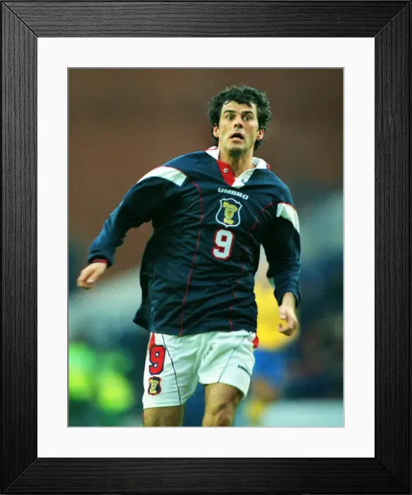 Framed Print : WC98 Qual: Scotland 1 Sweden 0 Framed Print : WC98 Qual: Scotland 1 Sweden 0