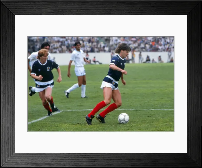 Framed Print : WC86 Grp E: Scotland 0 Uruguay 0 Framed Print : WC86 Grp E: Scotland 0 Uruguay 0