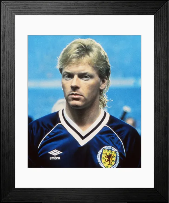 Framed Print : WC86 Qual: Spain 1 Scotland 0 Framed Print : WC86 Qual: Spain 1 Scotland 0