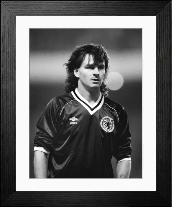 Framed Print : WC86 Qual: Spain 1 Scotland 0 Framed Print : WC86 Qual: Spain 1 Scotland 0