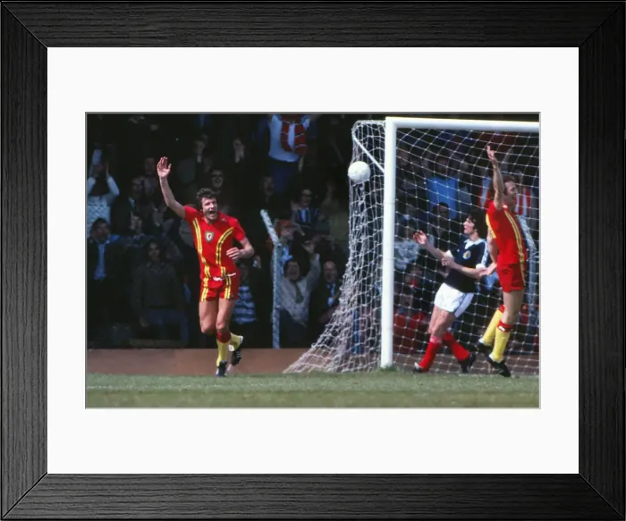 Framed Print : Wales 3 Scotland 0