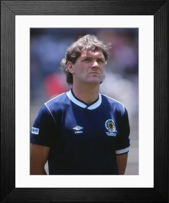 Framed Print : WC86 Grp E: W Germany 2 Scotland 1
