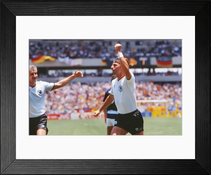 Framed Print : WC86 Grp E: W Germany 2 Scotland 1 Framed Print : WC86 Grp E: W Germany 2 Scotland 1