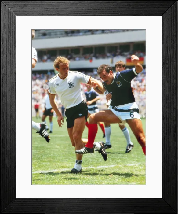 Framed Print : WC86 Grp E: W Germany 2 Scotland 1 Framed Print : WC86 Grp E: W Germany 2 Scotland 1