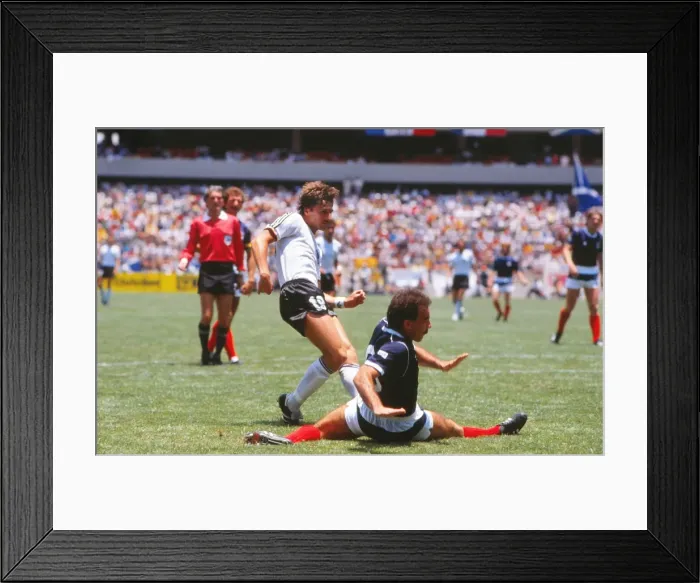 Framed Print : WC86 Grp E: W Germany 2 Scotland 1 Framed Print : WC86 Grp E: W Germany 2 Scotland 1