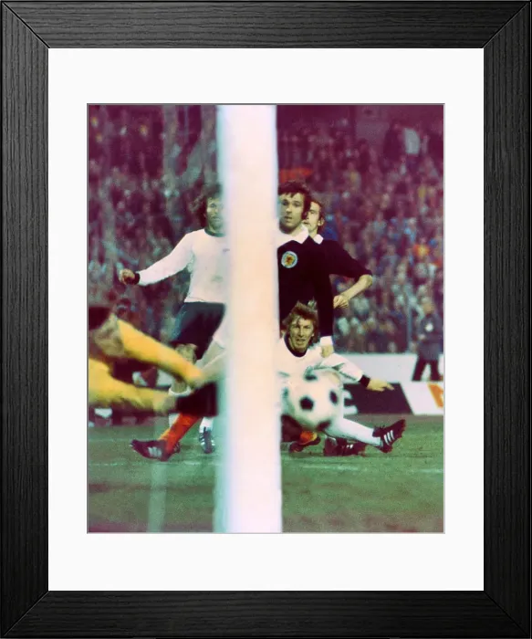 Framed Print : W Germany 2 Scotland 1 Framed Print : W Germany 2 Scotland 1
