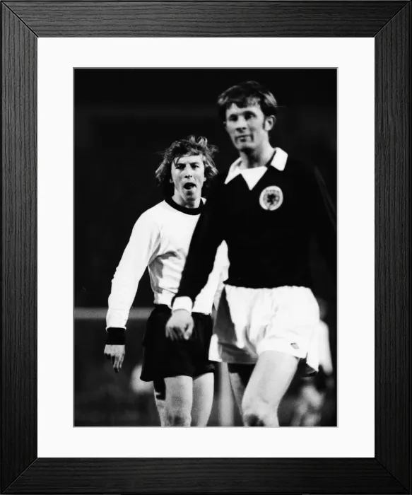 Framed Print : W Germany 2 Scotland 1