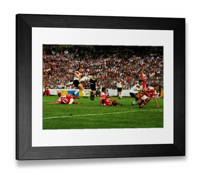 Framed Print : Euro92 Final: Denmark 2 Germany 0