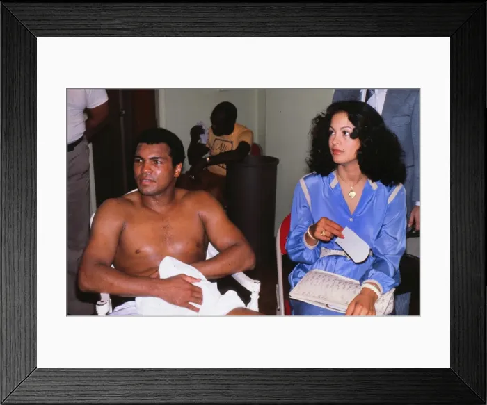 Framed Print : Spinks-Ali II - training session Framed Print : Spinks-Ali II - training session