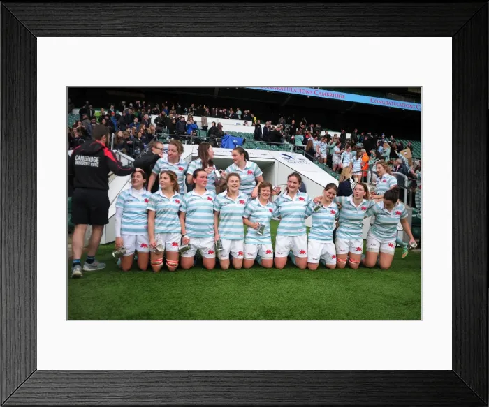 Framed Print : Womens Varsity: Oxford 0 Cambridge 52 Framed Print : Womens Varsity: Oxford 0 Cambridge 52