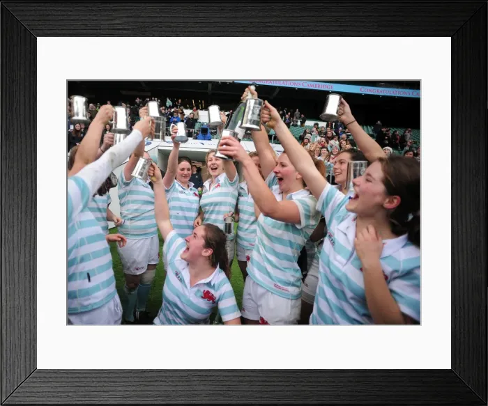 Framed Print : Womens Varsity: Oxford 0 Cambridge 52