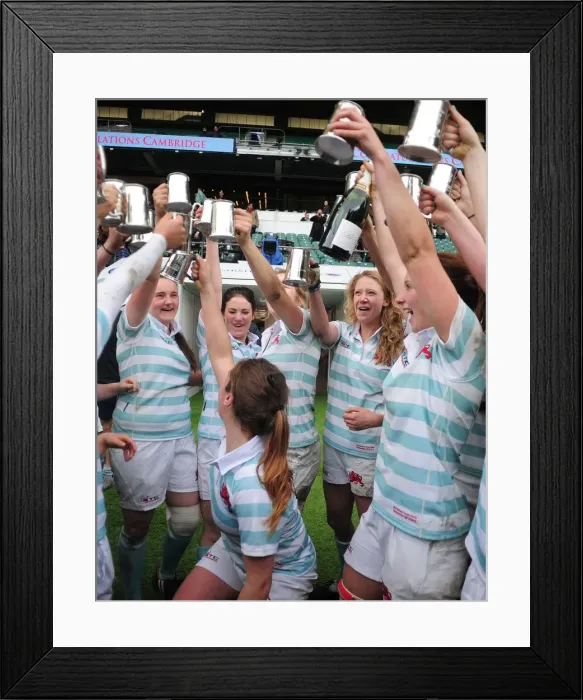 Framed Print : Womens Varsity: Oxford 0 Cambridge 52 Framed Print : Womens Varsity: Oxford 0 Cambridge 52