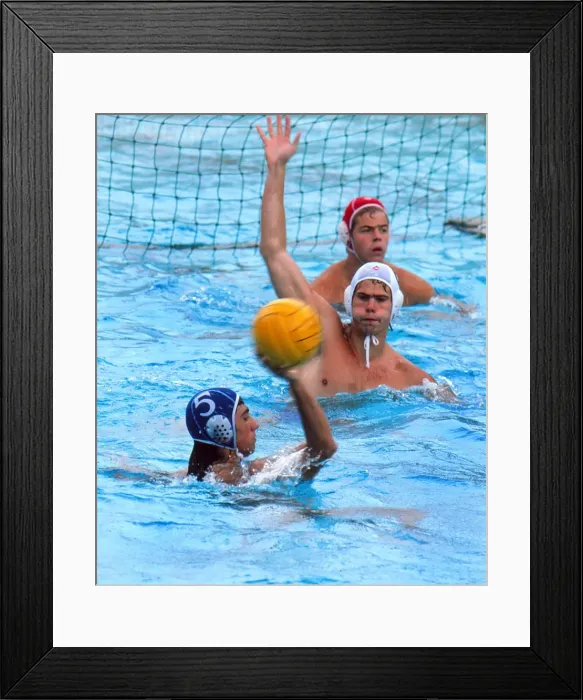 Framed Print : Moscow Olympics - Water Polo