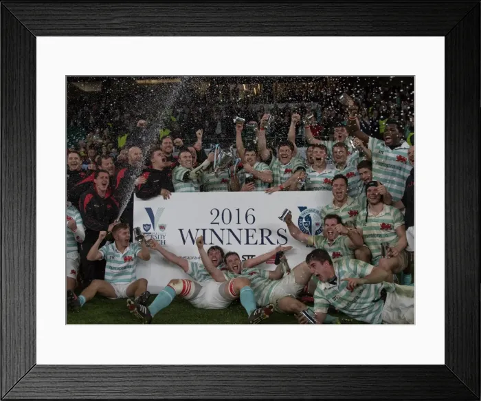 Framed Print : Varsity Match: Oxford 18 Cambridge 23 Framed Print : Varsity Match: Oxford 18 Cambridge 23