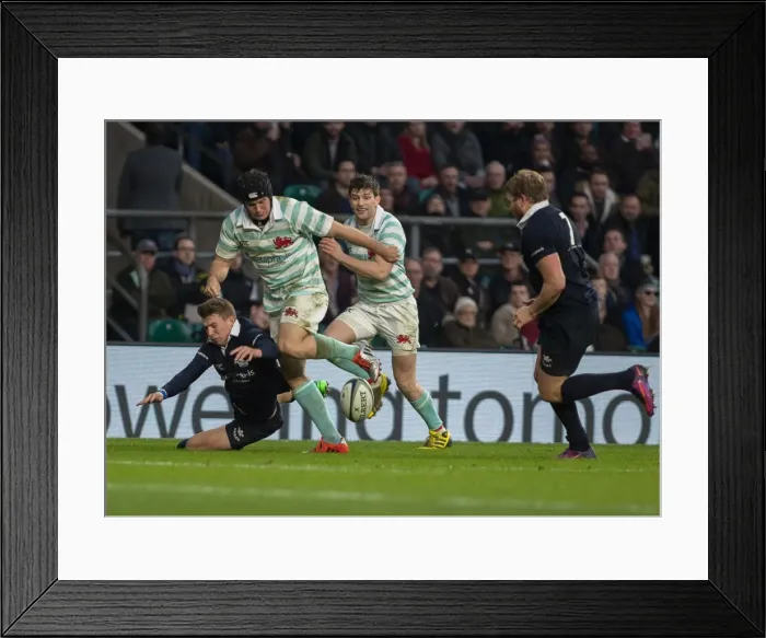 Framed Print : Varsity Match: Oxford 18 Cambridge 23