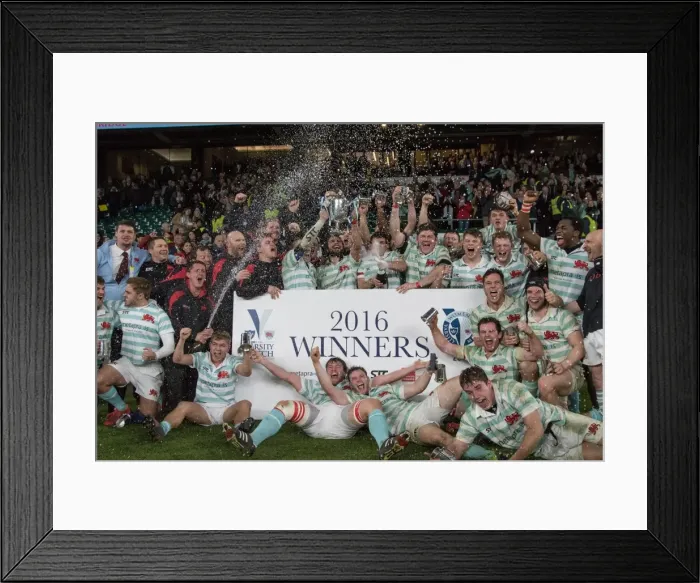 Framed Print : Varsity Match: Oxford 18 Cambridge 23 Framed Print : Varsity Match: Oxford 18 Cambridge 23