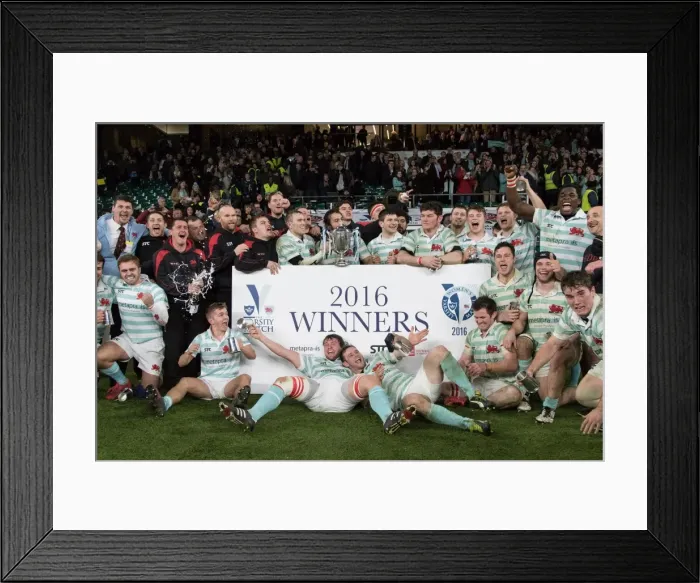 Framed Print : Varsity Match: Oxford 18 Cambridge 23 Framed Print : Varsity Match: Oxford 18 Cambridge 23