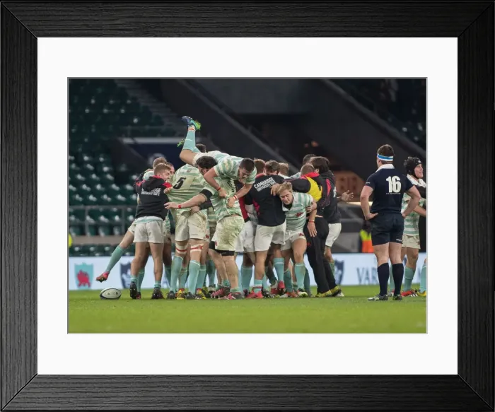 Framed Print : Varsity Match: Oxford 18 Cambridge 23