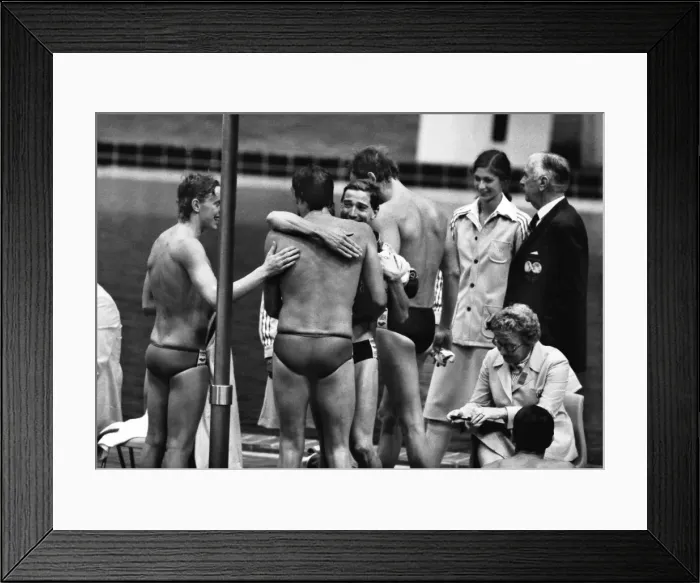 Framed Print : 1976 Montreal Olympics - Swimming Framed Print : 1976 Montreal Olympics - Swimming