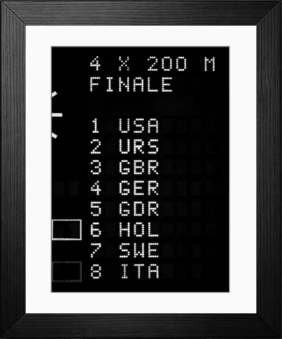 Framed Print : 1976 Montreal Olympics - Swimming