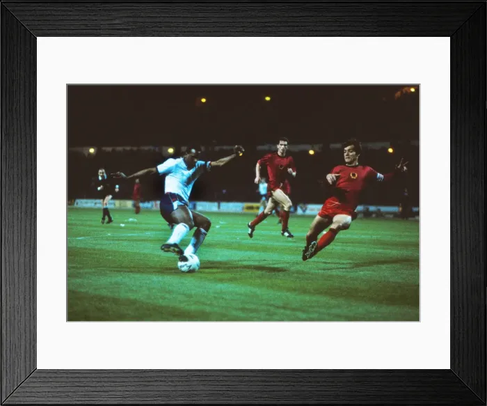 Framed Print : WC1990 Qual: England 5 Albania 0 Framed Print : WC1990 Qual: England 5 Albania 0