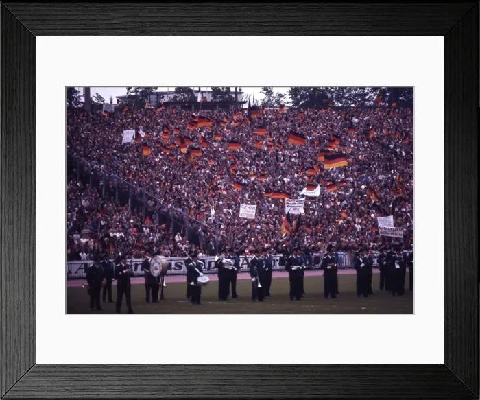 Framed Print : Euro72 Final: W Germany 3 USSR 0 Framed Print : Euro72 Final: W Germany 3 USSR 0