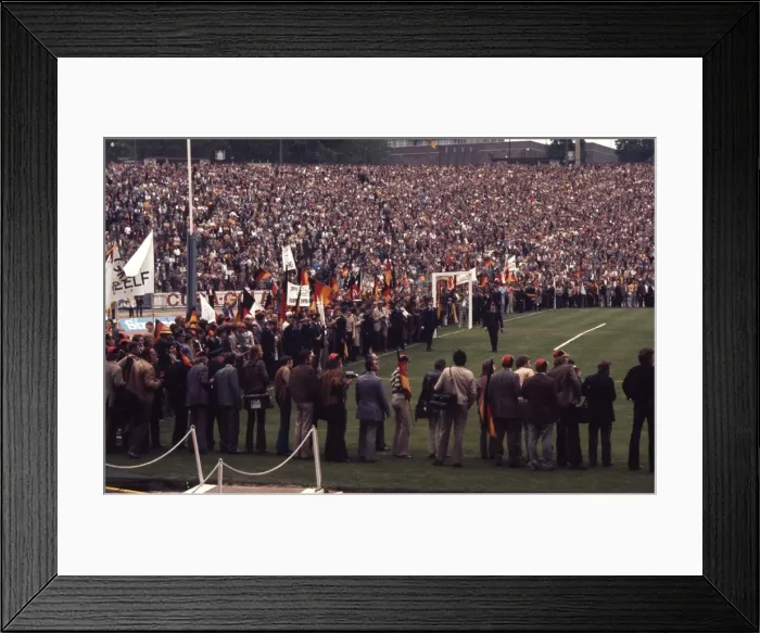 Framed Print : Euro72 Final: W Germany 3 USSR 0 Framed Print : Euro72 Final: W Germany 3 USSR 0