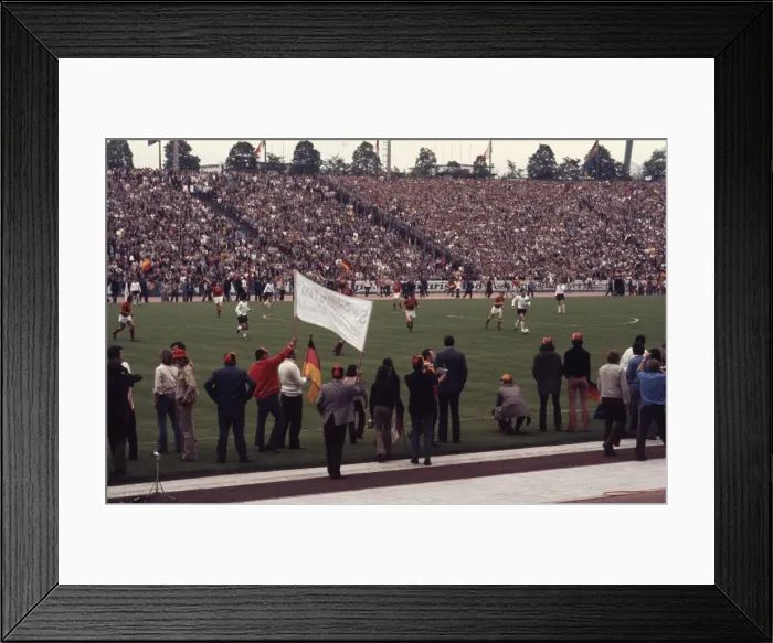 Framed Print : Euro72 Final: W Germany 3 USSR 0 Framed Print : Euro72 Final: W Germany 3 USSR 0
