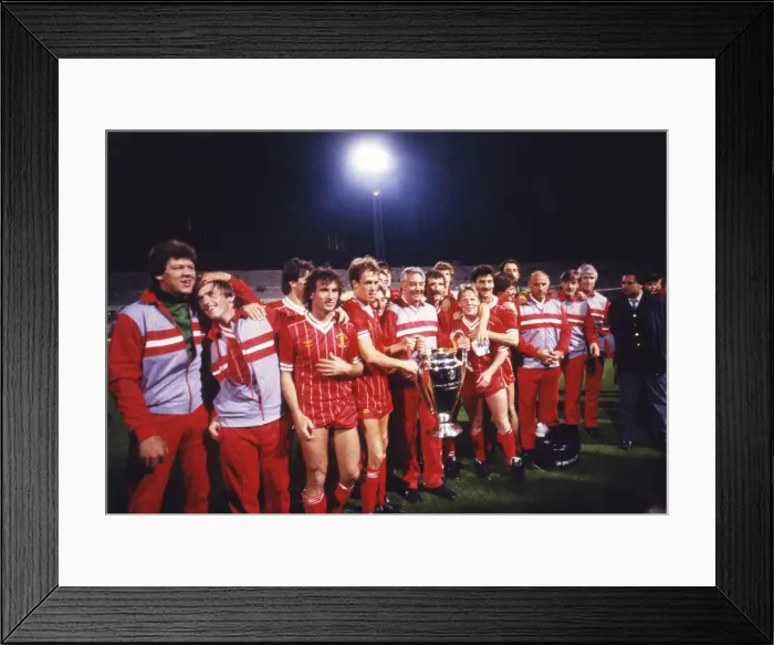 Framed Print : European Cup Final: Liverpool 1* Roma 1 (*won 4-2 pens a. e. t. ) Framed Print : European Cup Final: Liverpool 1* Roma 1 (*won 4-2 pens a. e. t. )