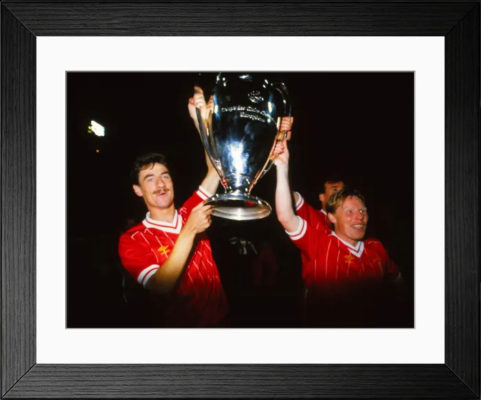 Framed Print : European Cup Final: Liverpool 1* Roma 1 (*won 4-2 pens a. e. t. ) Framed Print : European Cup Final: Liverpool 1* Roma 1 (*won 4-2 pens a. e. t. )