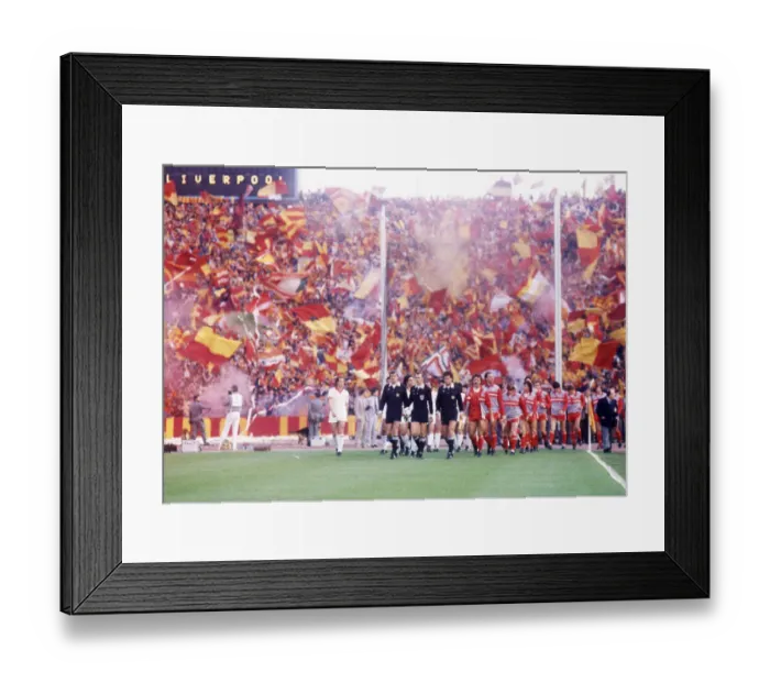 Framed Print : European Cup Final: Liverpool 1* Roma 1 (*won 4-2 pens a. e. t. ) Framed Print : European Cup Final: Liverpool 1* Roma 1 (*won 4-2 pens a. e. t. )