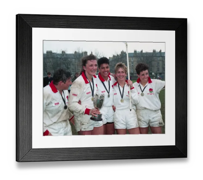 Framed Print : Womens World Cup Final: England 38 USA 23 Framed Print : Womens World Cup Final: England 38 USA 23