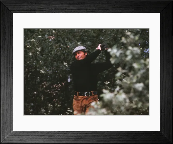 Framed Print : Gary Player at the 1974 Open Framed Print : Gary Player at the 1974 Open